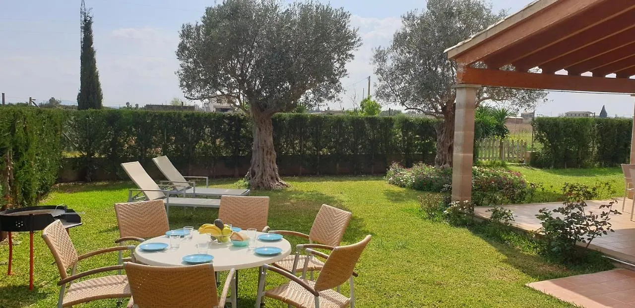 Finca Son Gallina Con Piscina Y Jardin En Sa Pobla, Ideal Para 6 Personas